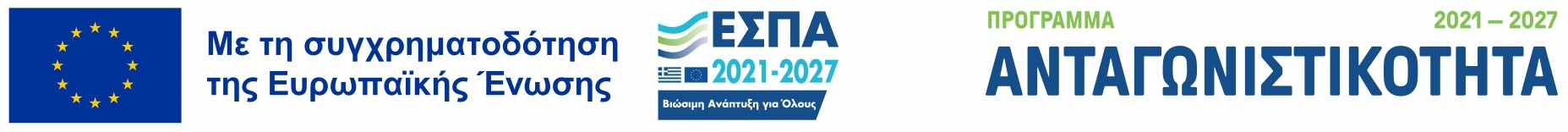 Με τη συγχρηματοδότηση της Ευρωπαϊκής Ένωσης 